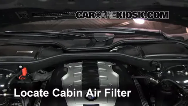 2007 BMW 750Li 4.8L V8 Filtro de aire (interior) Cambio